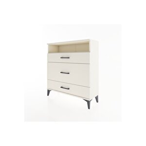 Arges Şifonyer Tek Raflı 3 Çekmeceli 88x30x96 Aytaşı-aytaşı