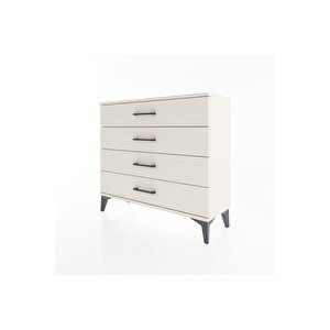 Arges Şifonyer 4 Çekmeceli 88x30x80 Aytaşı-aytaşı