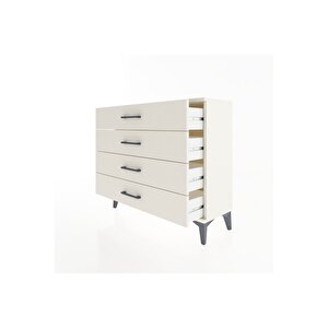 Arges Şifonyer 4 Çekmeceli 88x30x80 Aytaşı-aytaşı