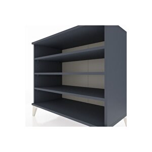 Hyperion Şifonyer 3 Raflı 88x44x80 Antrasit-antrasit