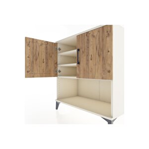 Hyperion Şifonyer 3 Raflı 2 Kapaklı 88x44x96 Aytaşı-çam