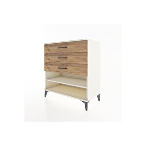 Hyperion Şifonyer Tek Raflı 3 Çekmeceli 88x44x96 Aytaşı-çam