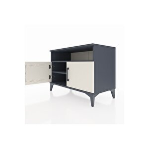 Hyperion Şifonyer 2 Raflı 2 Kapaklı 88x44x64 Antrasit-aytaşı