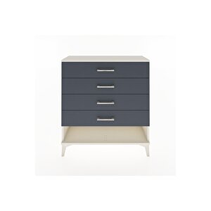 Arges Şifonyer 4 Çekmeceli 88x30x96 Aytaşı-antrasit