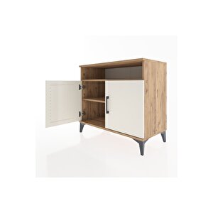 Hyperion Şifonyer 2 Raflı 2 Kapaklı 88x44x80 Çam-aytaşı