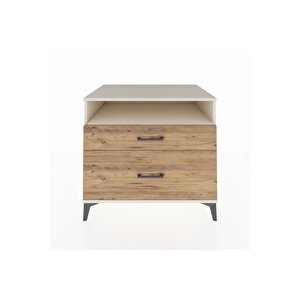 Kronos Şifonyer Tek Raflı 2 Çekmeceli 88x59x80 Aytaşı-çam