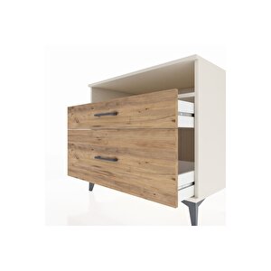 Kronos Şifonyer Tek Raflı 2 Çekmeceli 88x59x80 Aytaşı-çam