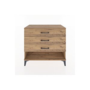 Hyperion Şifonyer 3 Çekmeceli 88x44x80 Çam-çam