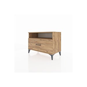 Hyperion Şifonyer Tek Raflı Tek Çekmeceli 88x44x64 Çam-çam