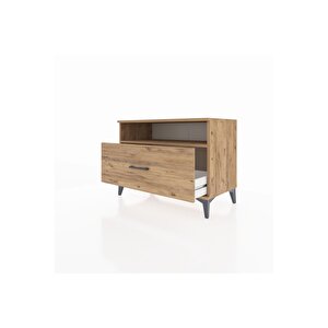 Hyperion Şifonyer Tek Raflı Tek Çekmeceli 88x44x64 Çam-çam