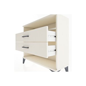 Arges Şifonyer Tek Raflı 2 Çekmeceli 88x30x80 Aytaşı-aytaşı