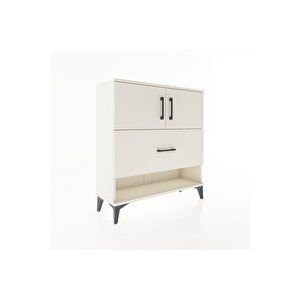 Arges Şifonyer 2 Raflı Tek Çekmeceli 2 Kapaklı 88x30x96 Aytaşı-aytaşı