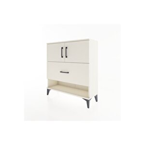 Arges Şifonyer 2 Raflı Tek Çekmeceli 2 Kapaklı 88x30x96 Aytaşı-aytaşı