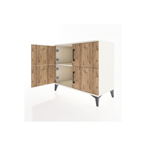 Hyperion Şifonyer Tek Raflı 4 Kapaklı 88x44x80 Aytaşı-çam