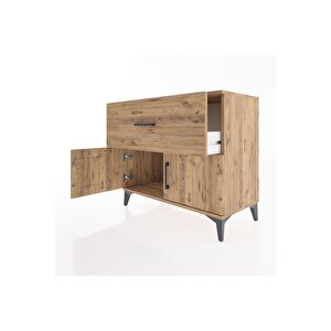 Hyperion Şifonyer Tek Çekmeceli 2 Kapaklı 88x44x80 Çam-çam