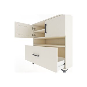 Hyperion Şifonyer 3 Raflı Tek Çekmeceli 2 Kapaklı 88x44x96 Aytaşı-aytaşı