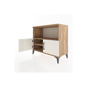 Hyperion Şifonyer 2 Raflı 2 Kapaklı 88x44x80 Çam-aytaşı