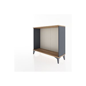 Arges Şifonyer 88x30x80 Antrasit-çam