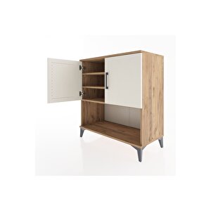 Hyperion Şifonyer 3 Raflı 2 Kapaklı 88x44x96 Çam-aytaşı