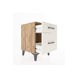 Hyperion Komodin 2 Çekmeceli 44x44x64 Çam-aytaşı