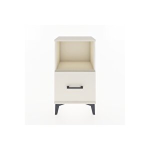 Arges Komodin Tek Raflı Tek Çekmeceli 44x30x80 Aytaşı-aytaşı