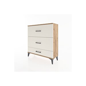 Arges Şifonyer 3 Çekmeceli 88x30x96 Çam-aytaşı