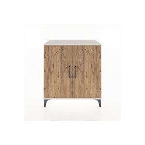 Hyperion Şifonyer Tek Raflı 2 Kapaklı 88x44x96 Aytaşı-çam