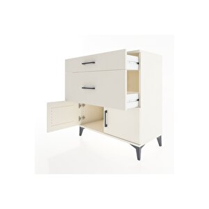 Hyperion Şifonyer 2 Çekmeceli 2 Kapaklı 88x44x96 Aytaşı-aytaşı