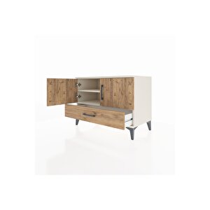 Hyperion Şifonyer 2 Raflı Tek Çekmeceli 2 Kapaklı 88x44x64 Aytaşı-çam