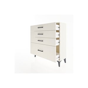Arges Şifonyer 4 Çekmeceli 88x30x96 Aytaşı-aytaşı