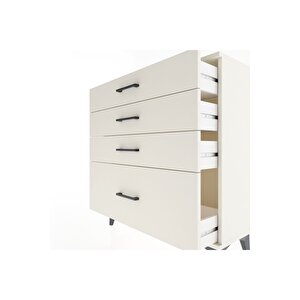 Arges Şifonyer 4 Çekmeceli 88x30x96 Aytaşı-aytaşı