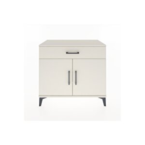 Hyperion Şifonyer 2 Raflı Tek Çekmeceli 2 Kapaklı 88x44x80 Aytaşı-aytaşı