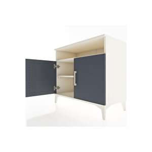 Hyperion Şifonyer 2 Raflı 2 Kapaklı 88x44x80 Aytaşı-antrasit