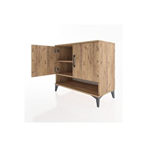 Hyperion Şifonyer 2 Raflı 2 Kapaklı 88x44x80 Çam-çam