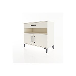 Hyperion Şifonyer 2 Raflı Tek Çekmeceli 2 Kapaklı 88x44x80 Aytaşı-aytaşı