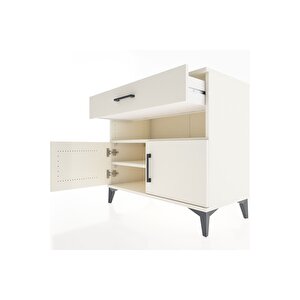 Hyperion Şifonyer 2 Raflı Tek Çekmeceli 2 Kapaklı 88x44x80 Aytaşı-aytaşı