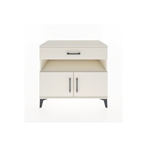 Hyperion Şifonyer Tek Raflı Tek Çekmeceli 2 Kapaklı 88x44x80 Aytaşı-aytaşı