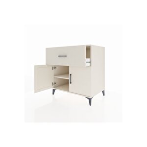 Kronos Şifonyer Tek Raflı Tek Çekmeceli 2 Kapaklı 88x59x96 Aytaşı-aytaşı