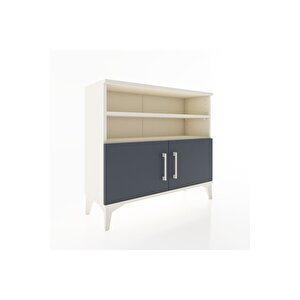 Arges Şifonyer 3 Raflı 2 Kapaklı 88x30x80 Aytaşı-antrasit