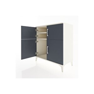 Hyperion Şifonyer 2 Raflı 4 Kapaklı 88x44x96 Aytaşı-antrasit