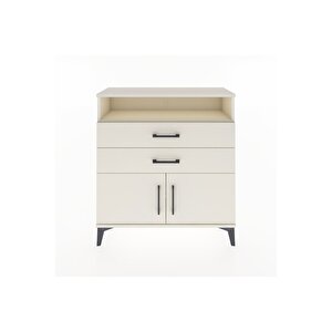 Arges Şifonyer 2 Raflı 2 Çekmeceli 2 Kapaklı 88x30x96 Aytaşı-aytaşı