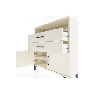 Arges Şifonyer 2 Raflı 2 Çekmeceli 2 Kapaklı 88x30x96 Aytaşı-aytaşı