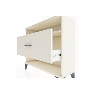 Arges Şifonyer Tek Raflı Tek Çekmeceli 88x30x80 Aytaşı-aytaşı