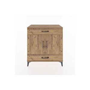 Hyperion Şifonyer 2 Raflı 2 Çekmeceli 2 Kapaklı 88x44x96 Çam-çam