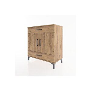 Hyperion Şifonyer 2 Raflı 2 Çekmeceli 2 Kapaklı 88x44x96 Çam-çam