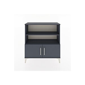 Arges Şifonyer 3 Raflı 2 Kapaklı 88x30x96 Antrasit-antrasit