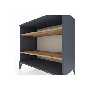 Hyperion Şifonyer 2 Raflı 88x44x80 Antrasit-çam