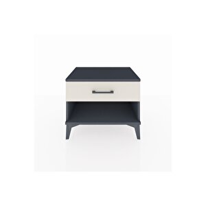 Hyperion Komodin Tek Çekmeceli 60x44x48 Antrasit-aytaşı