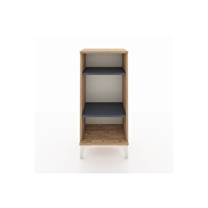 Arges Komodin 2 Raflı 44x30x96 Çam-antrasit