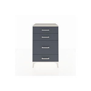 Hyperion Komodin 4 Çekmeceli 60x44x96 Aytaşı-antrasit